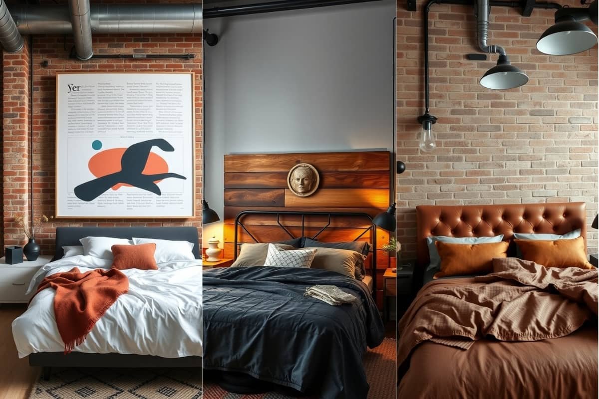 Modern Industrial Bedroom Ideas